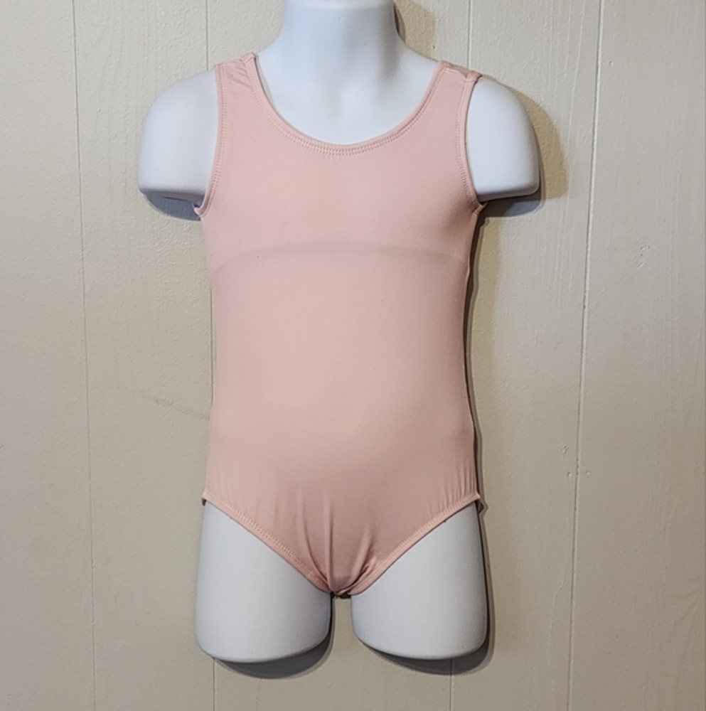 Pink Classic‎ Tank Leotard XS Child 4-5 Dance Balera Dancewear A108